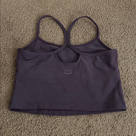 Spacedye Slim Racerback Cropped Tank - Picture 4 of 4